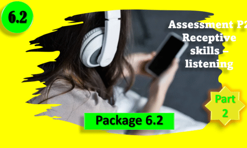 IB Arabic B Listening comprehension Onscreen examination-Package 6.2 Part2